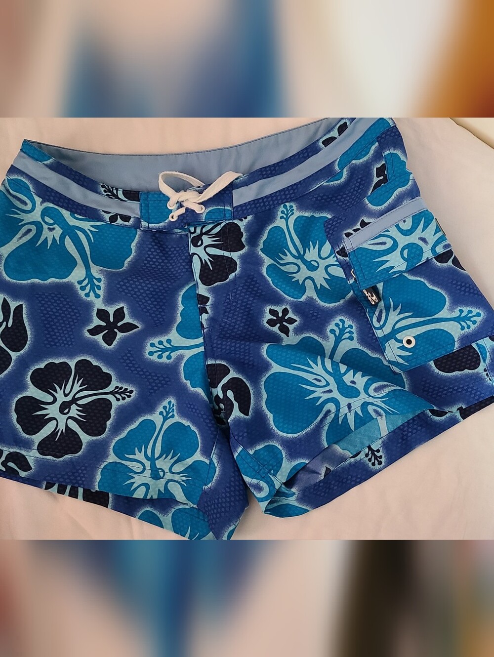 O'Neil Blue Floral Board Shorts